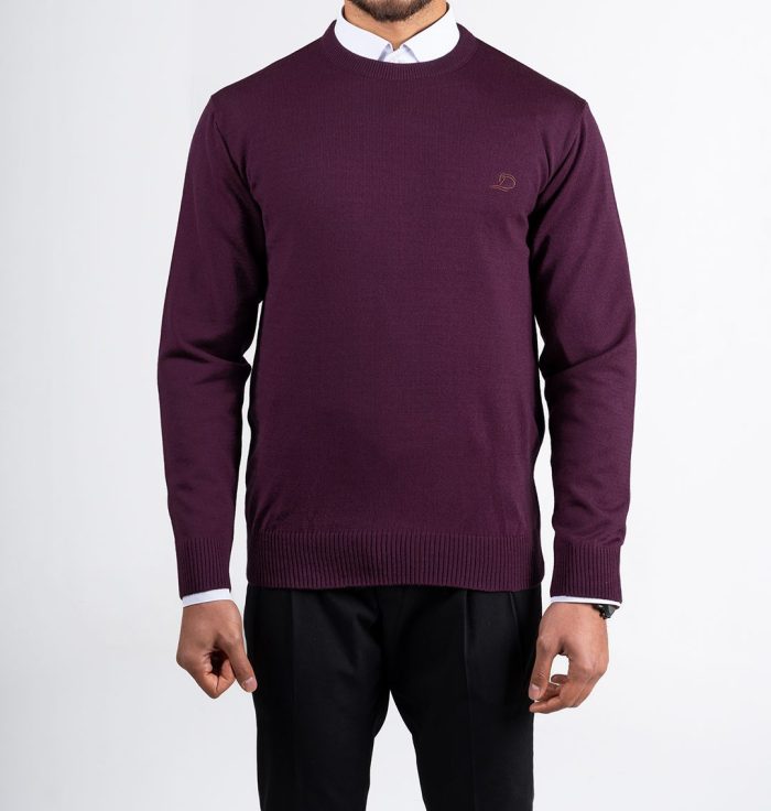 men knitwear round neck (2) بافت یقه گرد ساده - تصویر 4