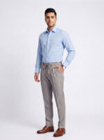 شلوار پارچه ای مردانه کمر کش پارچه بزیاق