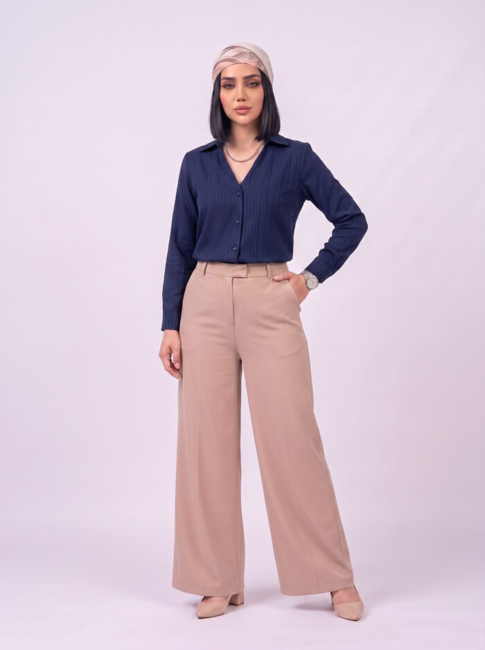 شومیز زنانه مدل فریناز طرح راه راه