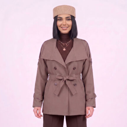 ترنچ کت زنانه مدل سحر